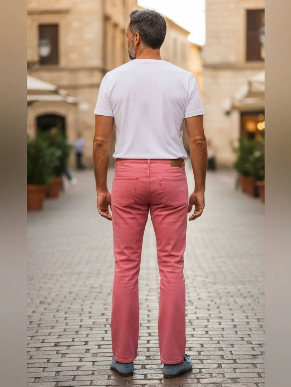 NWT Men's Polo Ralph Lauren Varick Slim Straight Stretch Pants Red Coral W34xL32